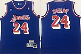 Lakers 24 Kobe Bryant Blue Hardwood Classics Mesh Jersey,baseball caps,new era cap wholesale,wholesale hats